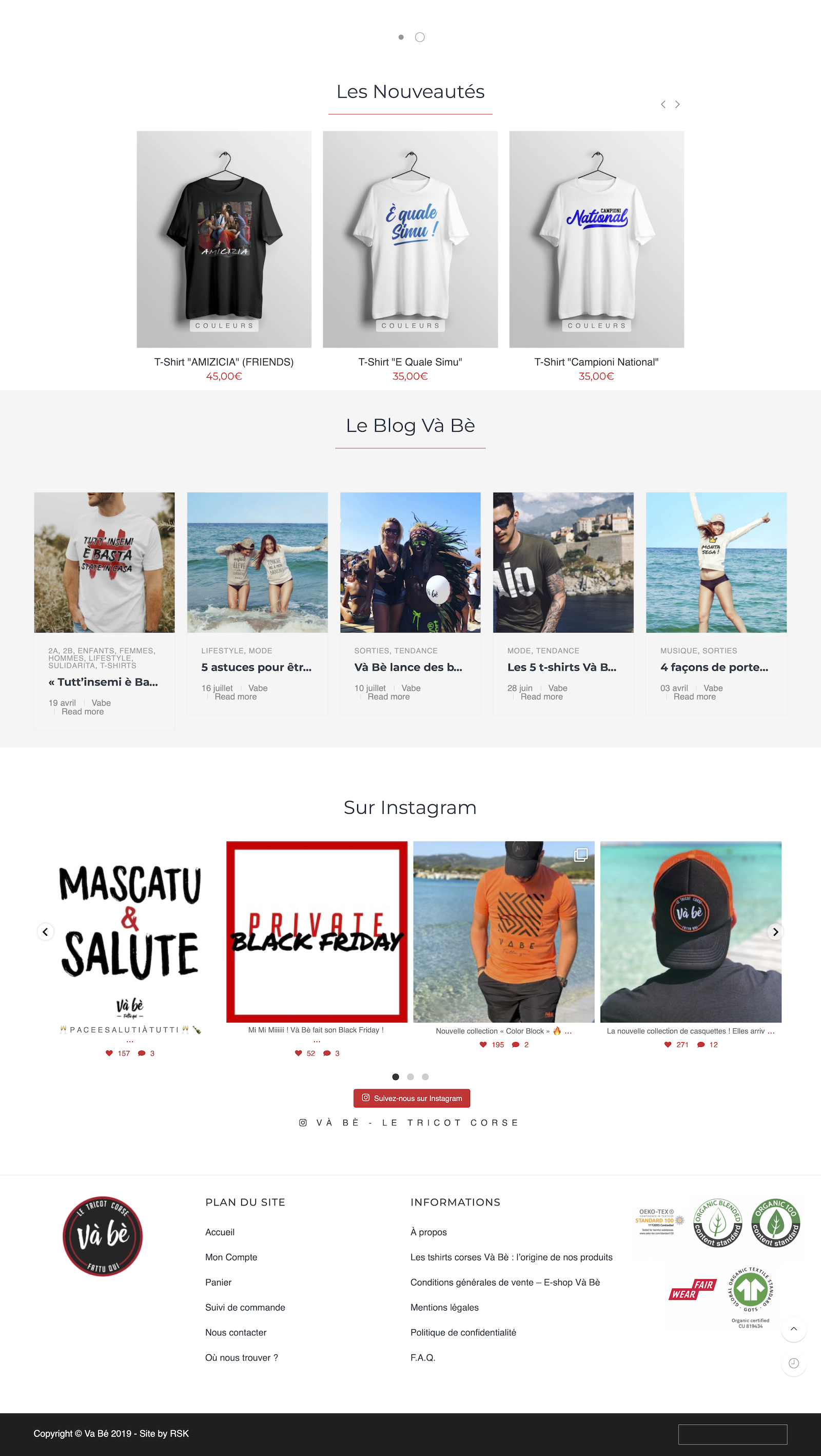 Site marchand digital, création et mise en page par RSK